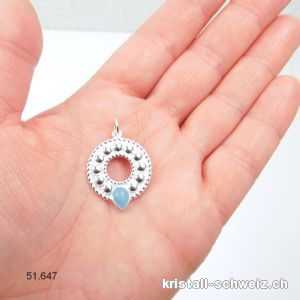 Anhänger Aquamarin aus 925 Silber