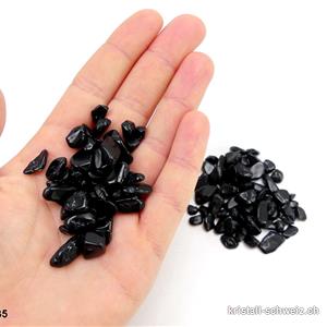 50 Gramm Granulat Turmalin schwarz, 6 bis 13 mm