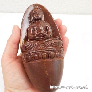 Lingam - gravierter Buddha Shiva Lingham 14 cm. Einzelstück 700 Gramm