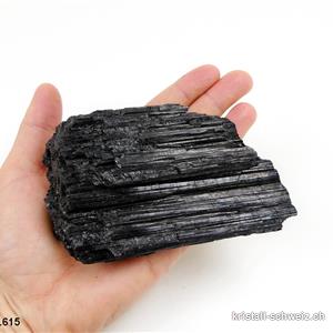 Turmalin schwarz kristallisiert - Schörl. Unikat 497 Gramm