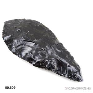Obsidian aus Mexiko, Pfeilspitze 19 cm. Unikat 293 Gramm
