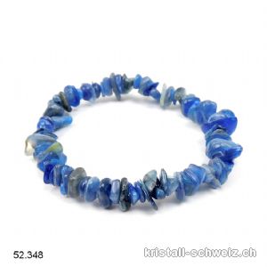 Armband Kyanit blau - Disthen, elastisch 18,5 - 19 cm. Größe M - L