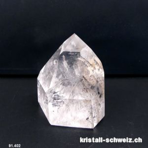 Phantom Quarz mit Einschlüssen schwarz. Unikat 248 Gramm