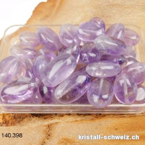 Amethyst Oval gelocht 6 bis 15 mm. AB-Qual. Sonderangebot