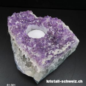 Windlicht Amethyst aus Brasilien. Unikat 1'350 Gramm