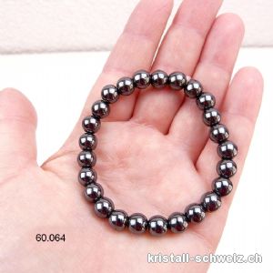 Armband Hämatit 8 mm / 21 cm