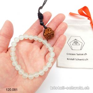 Set SPIRITUELLE BERUHIGUNG Grüner Quarz - Rudraksha. Sonderangebot