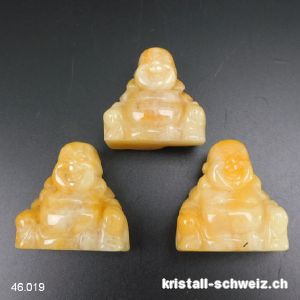 Buddha Chalcedon gelb 3,5 cm