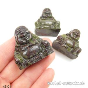 Buddha Drachen Jaspis 3,5 bis 4 cm