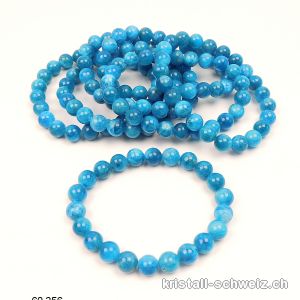 Armband Apatit blau 8 - 8,5 mm / 18,5 cm. Grösse M