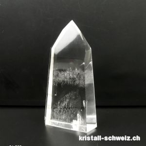 Bergkristall Qualität A poliert, Höhe 10,6 cm. Einzelstück 199 Gramm