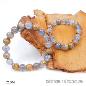 Armband Chalcedon breckzie 10 mm / 18 cm. A-Qual.