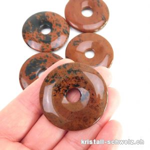 Obsidian Mahagoni, Donut 4 cm