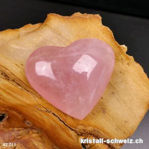 Herz Rosenquarz aus Brasilien 7,7 cm. Einzelstück 187 Gramm