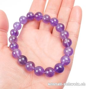 Armband Amethyst 10 mm / 20 cm