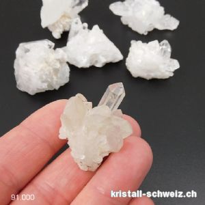 Bergkristall, kleine Gruppe aus Tirol 2,5 - 3 cm. Sonderangebot