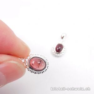 Anhänger Turmalin rosa - Rubelith aus 925 Silber