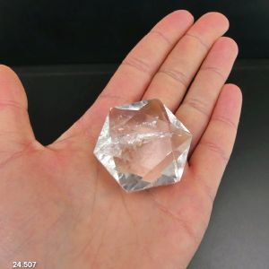 Feenstein - Solomon Siegel Bergkristall diagonale 4,2 cm. Unikat