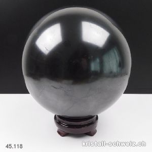 Kugel Schungit Ø 16,5 cm. Unikat 5,795 Kg. Sonderangebot