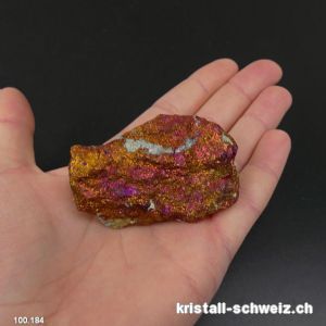 Chalkopyrit roh lila - goldaus Mexiko. Unikat