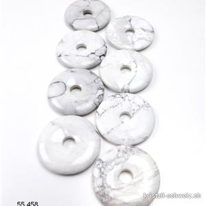 Magnesit - Howlith Donut 4 cm