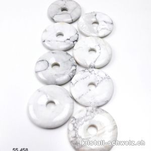 Magnesit - Howlith Donut 4 cm