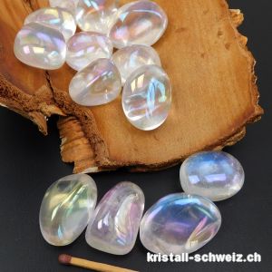 Angel Aura Trommelstein 2 bis 3 cm, 11 - 13 Gramm. Grösse M