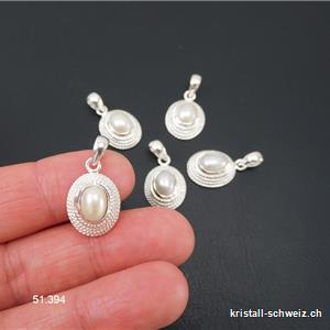 Anhänger Perle - Süßwasserperle aus 925er Silber