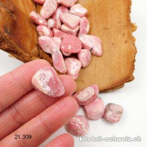 Rhodochrosit aus Argentinien 1,4 bis 2,3 cm / 3 - 4 Gramm. Größe S