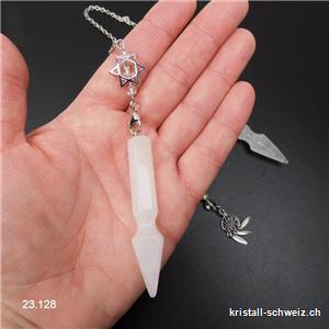 Pendel Bergkristall weiss 6 cm, mit Dreamcatcher 