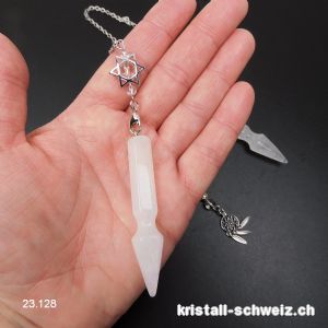 Pendel Bergkristall weiss 6 cm, mit Dreamcatcher 