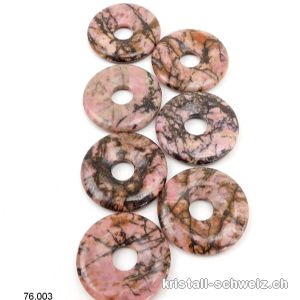 Rhodonit Donut 3 cm. SONDERANGEBOT