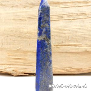 Lapislazuli natur auf Afghanistan, Obelisk 12,8 cm. Einzelstück 145,5 Gramm