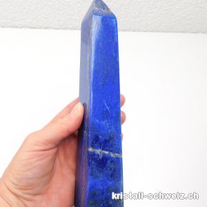 Lapislazuli natur auf Afghanistan, Obelisk 21,5 cm. Einzelstück 636 Gramm