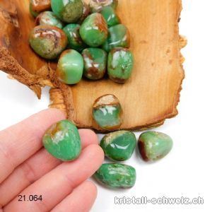 Chrysopras Boulder 2,2 - 2,5 cm / 11 bis 15 Gramm