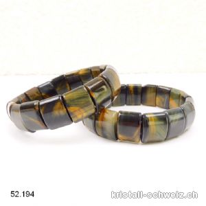 Armband Falkenauge 1 x 1,5 cm, elastisch 19 cm