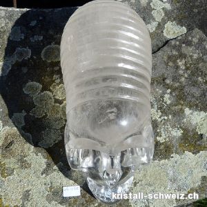 ALIEN Bergkristall Schädel. Unikat 2'130 Gramm. 