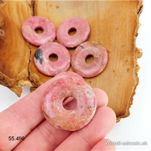 Rhodonit rosa, Donut 3 cm