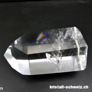 Bergkristall  A, polierte Spitze 7,7 cm. Unikat 206 Gramm