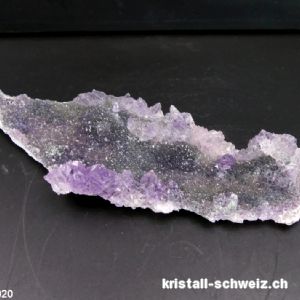 Amethyst - Prasiolith Kristallin aus Brasilien 18 cm. Einzelstück 123 Gramm