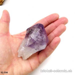 Amethyst mit Goethit Rohspitze aus Brasilien 7,2 cm. Unikat