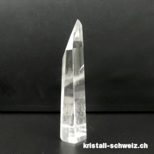 Bergkristall Qualität A poliert, Höhe 10,6 cm. Einzelstück 199 Gramm