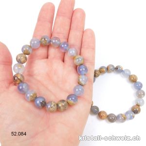 Armband Chalcedon breckzie 10 mm / 18 cm. A-Qual.