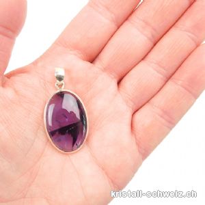 Anhänger Amethyst Stern aus 925er Silber. Unikat