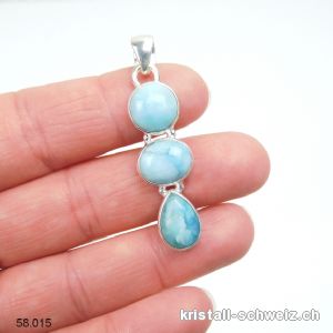 Anhänger Larimar aus 925 Silber. Einzelstück