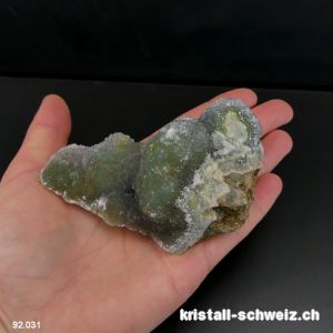 Prasiolith aus Brasilien 8,8 cm. Einzelstück 229 Gramm