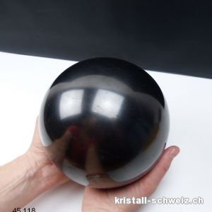 Kugel Schungit Ø 16,5 cm. Unikat 5,795 Kg. Sonderangebot