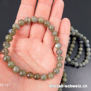 Armband Labradorit 7,5 - 8 mm / 19,5 - 20 cm