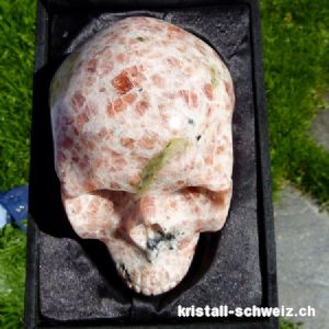 Schädel Sonnenstein 14 cm. Unikat 1'428 Gramm