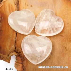 Herz Bergkristall 4,2 x 4 x 1,5 cm. AB-Qual., Sonderangebot